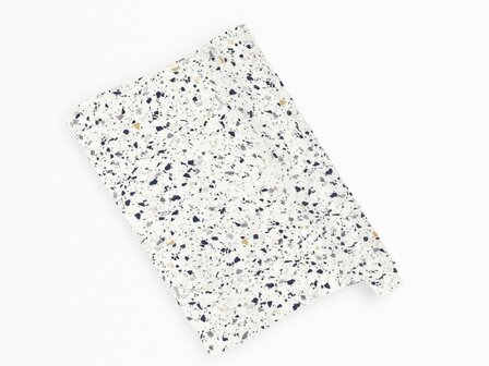 Wrapfolie/plakfolie Terrazzo blue mat (122cm breed)