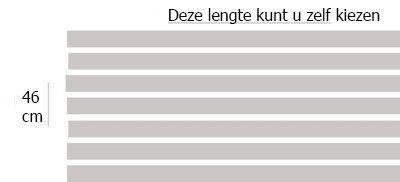 Statisch raamfolie office strepen (45cm)