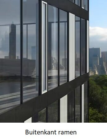 Zonwerend raamfolie voor HR++ glas steel (140cm) 