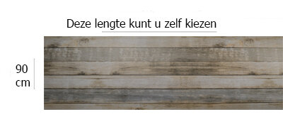 Plakfolie steigerhout planken Woody (90cm)